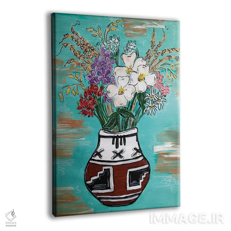 تابلو دکوراتیو گل های وحشی کلرادو اثر نیکولتا پینتس - نمای پرسپکتیو محصول