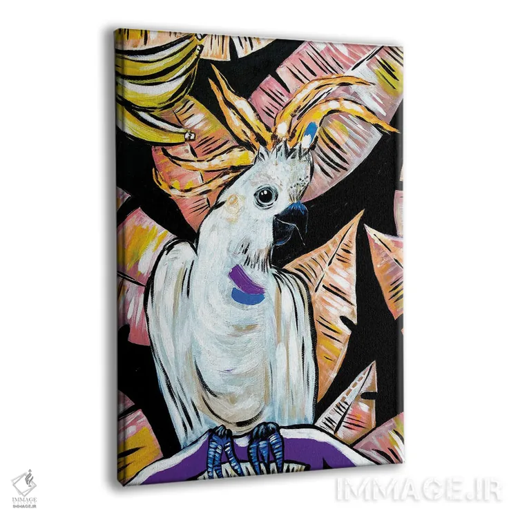 تابلو دکوراتیو مرغ عشق اثر نیکولتا پینتس - نمای پرسپکتیو محصول