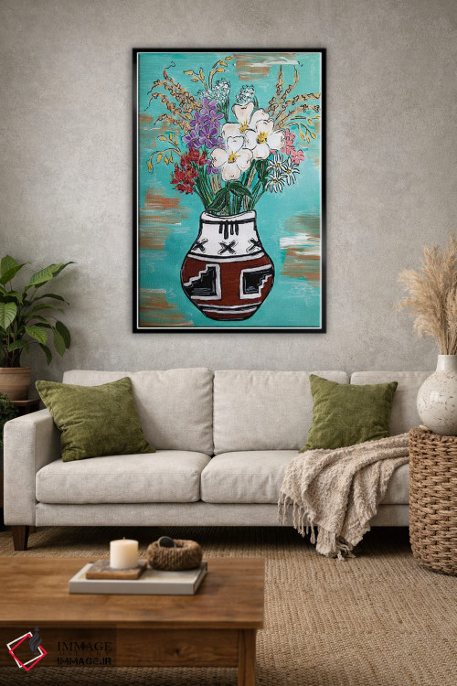 تابلو دکوراتیو گل های وحشی کلرادو اثر نیکولتا پینتس - D1B