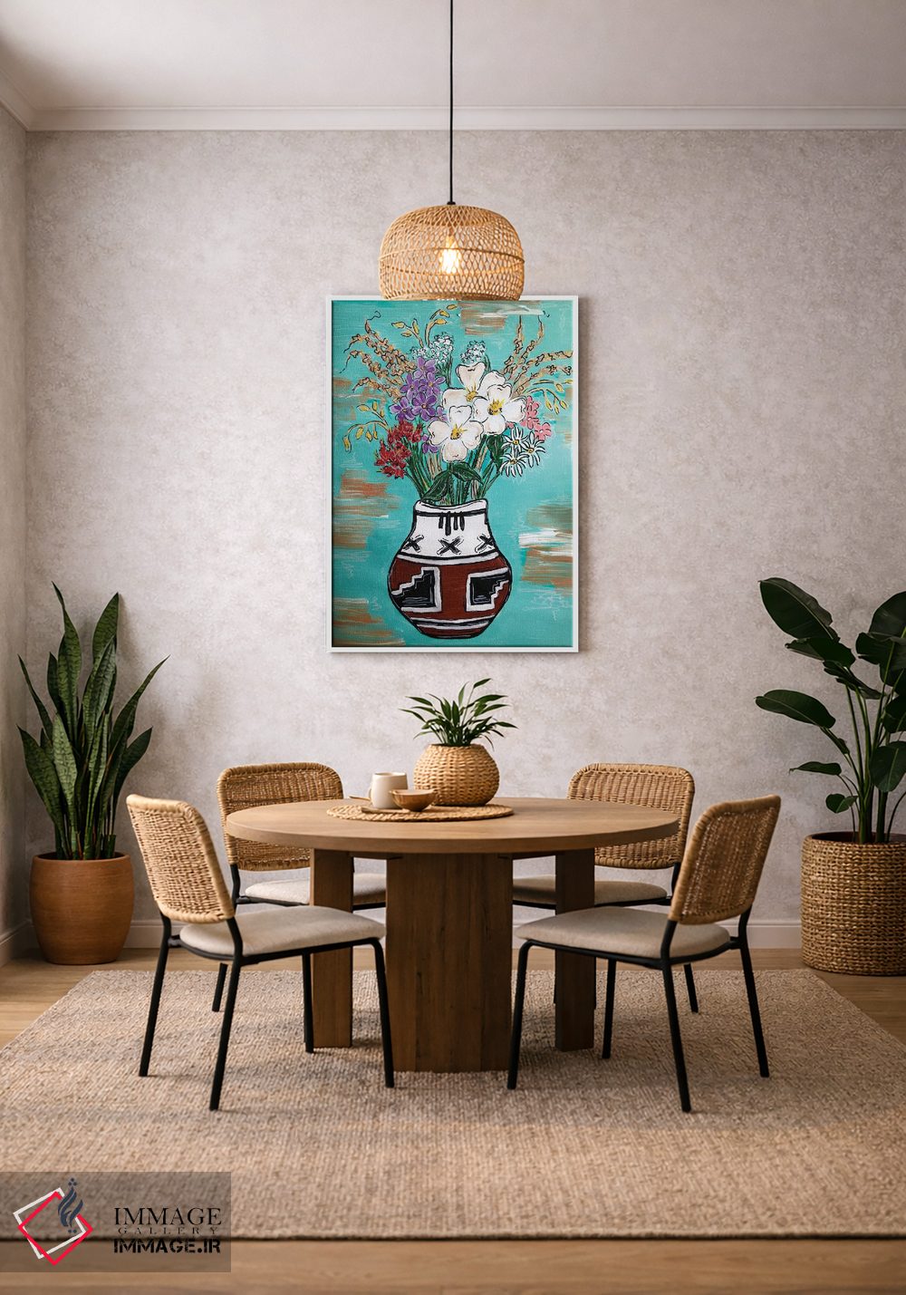 تابلو دکوراتیو گل های وحشی کلرادو اثر نیکولتا پینتس - D2W