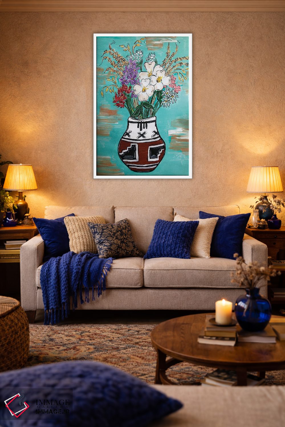 تابلو دکوراتیو گل های وحشی کلرادو اثر نیکولتا پینتس - D3W