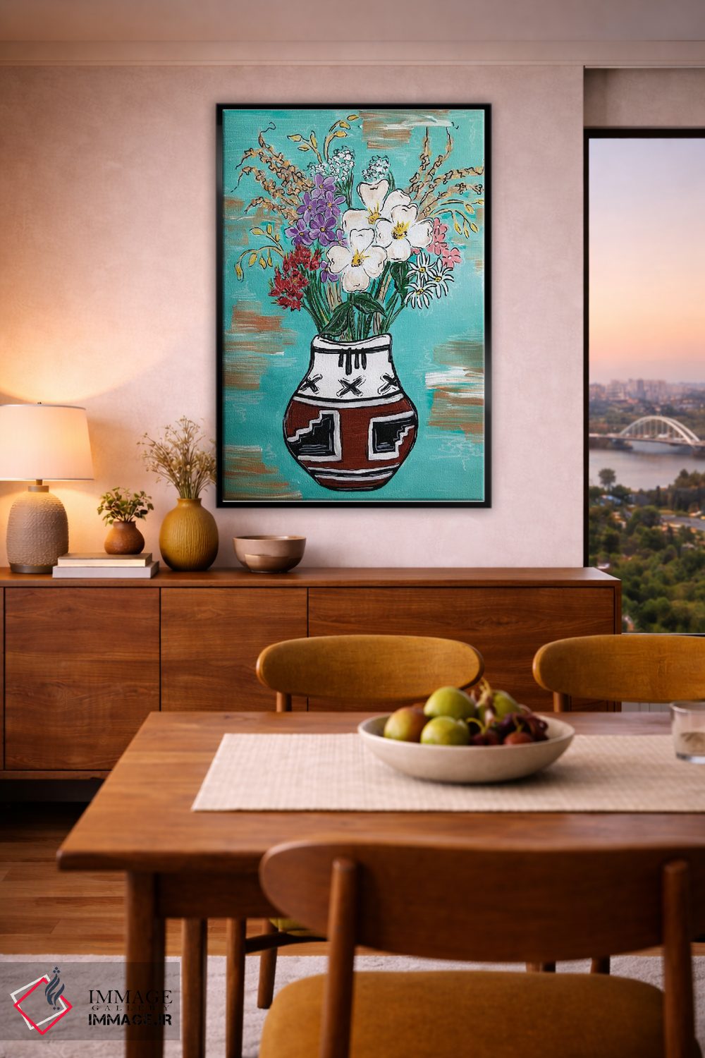 تابلو دکوراتیو گل های وحشی کلرادو اثر نیکولتا پینتس - D6B