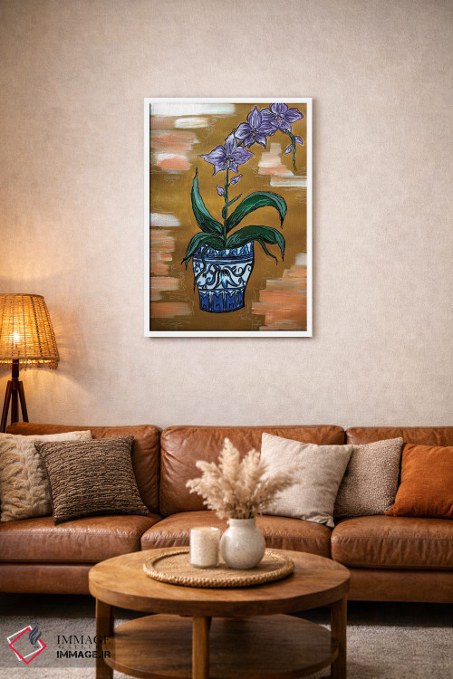 تابلو دکوراتیو ارکیده ها اثر نیکولتا پینتس - D2W