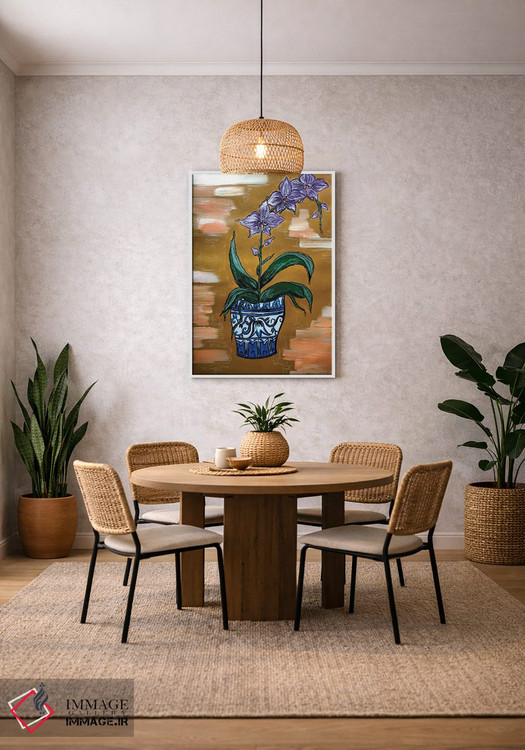 تابلو دکوراتیو ارکیده ها اثر نیکولتا پینتس - D3W