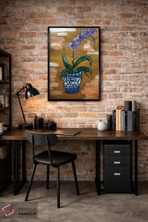 تابلو دکوراتیو ارکیده ها اثر نیکولتا پینتس - D5B