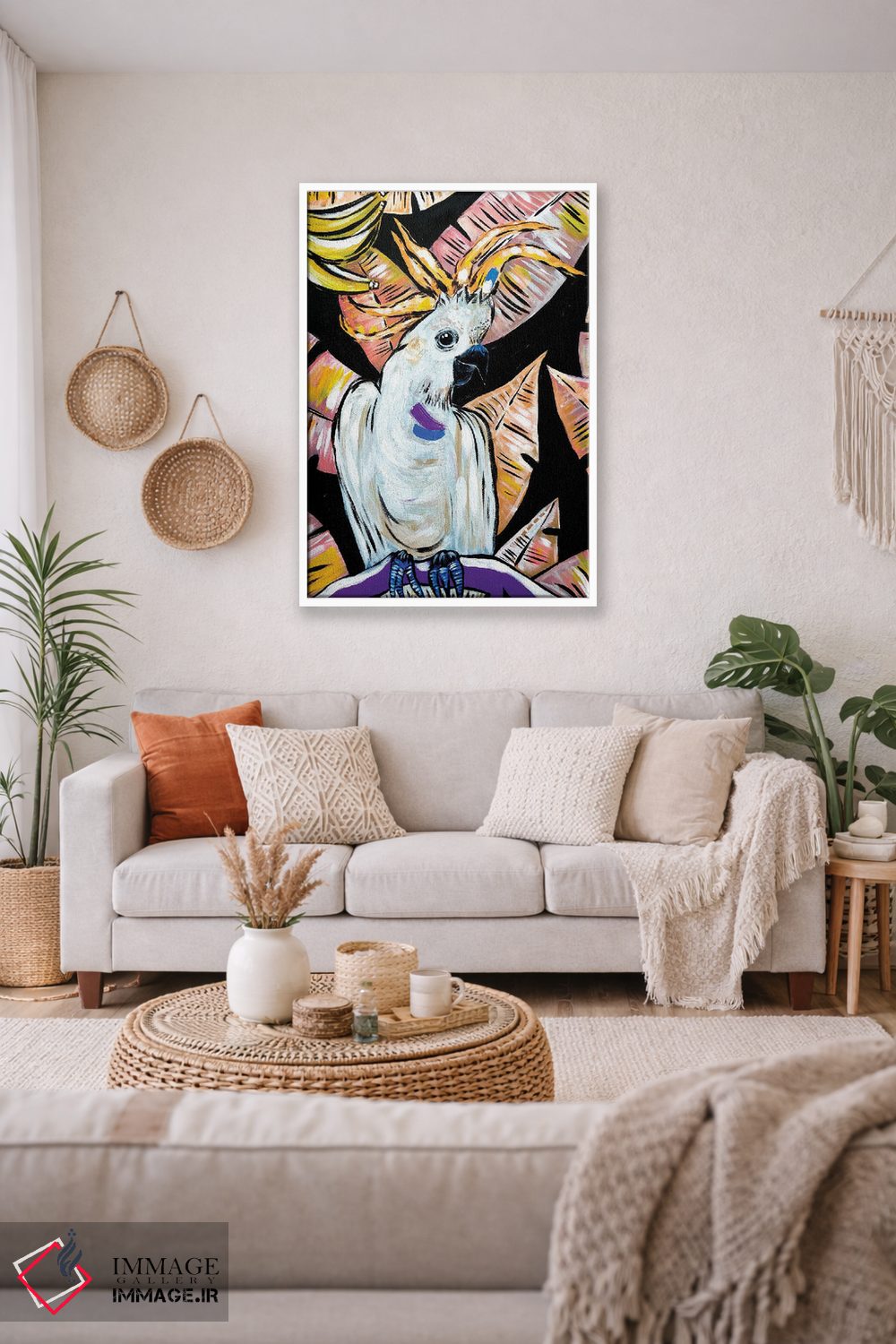 تابلو دکوراتیو مرغ عشق اثر نیکولتا پینتس - D2W