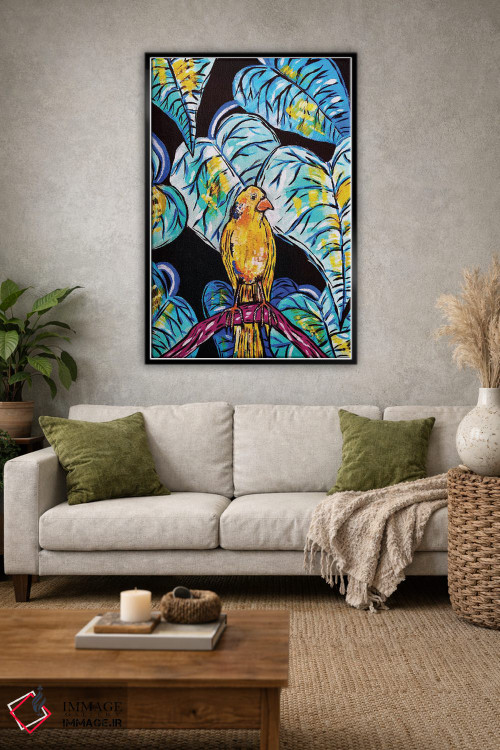 تابلو دکوراتیو قناری اثر نیکولتا پینتس - D2B