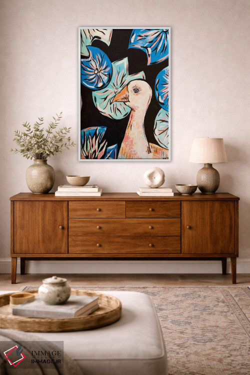 تابلو دکوراتیو غاز اثر نیکولتا پینتس - D2W