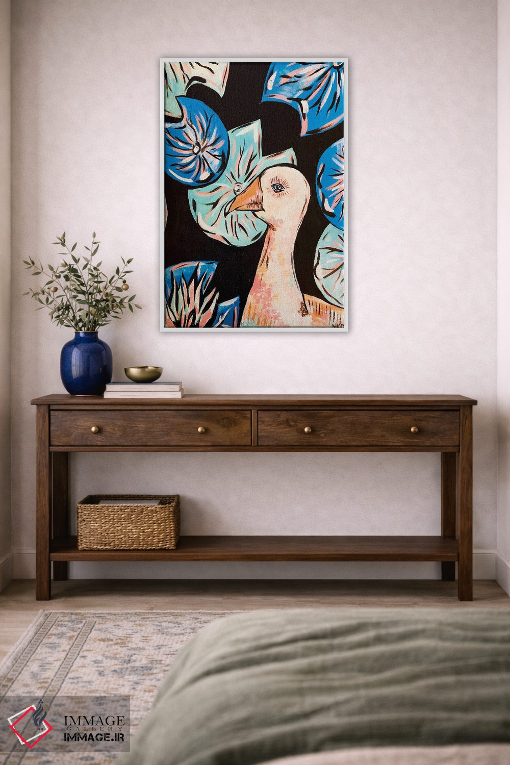 تابلو دکوراتیو غاز اثر نیکولتا پینتس - D3W