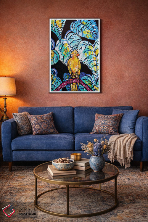 تابلو دکوراتیو قناری اثر نیکولتا پینتس - D4W