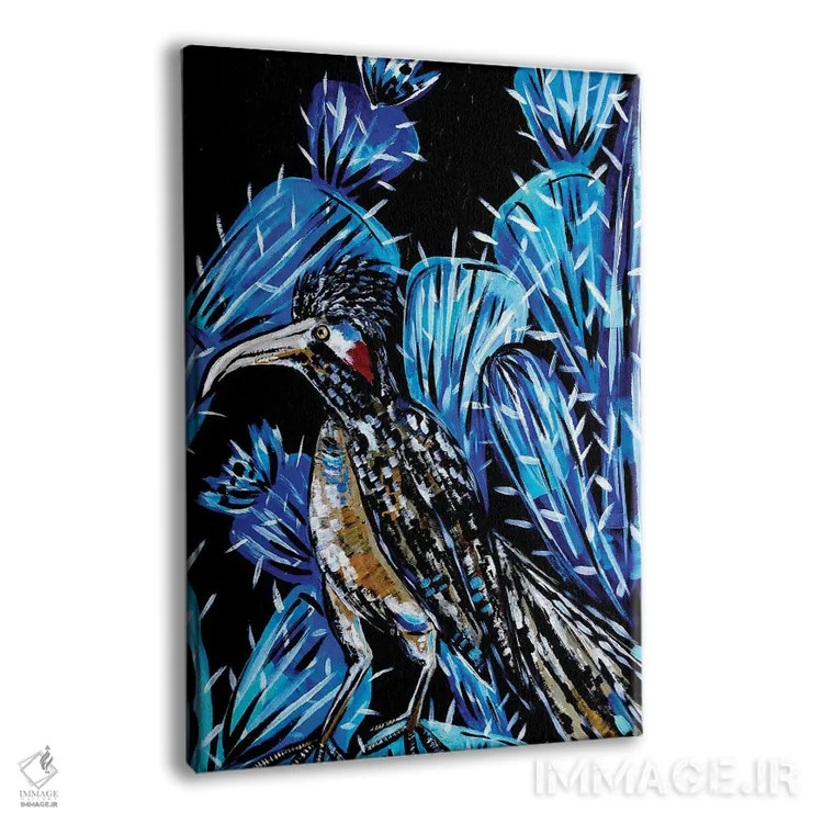 تابلو دکوراتیو دونده جاده ای آمریکایی اثر نیکولتا پینتس - نمای پرسپکتیو محصول