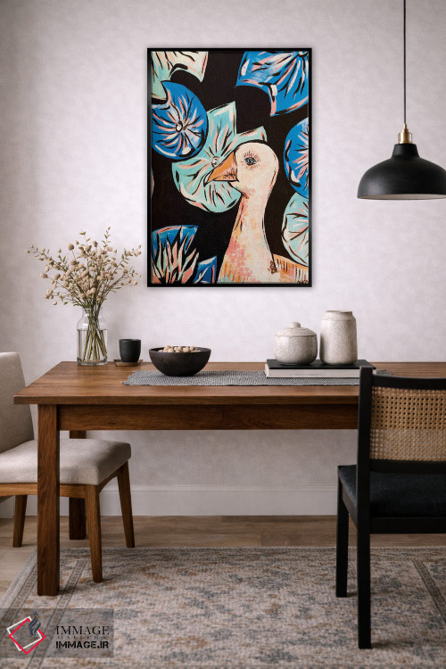 تابلو دکوراتیو غاز اثر نیکولتا پینتس - D5B