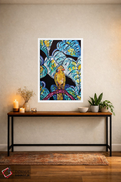 تابلو دکوراتیو قناری اثر نیکولتا پینتس - D5W