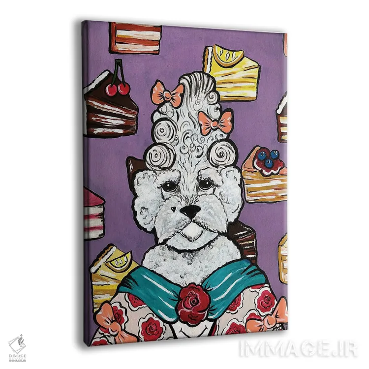 تابلو دکوراتیو ملکه بیشون اثر نیکولتا پینتس - نمای پرسپکتیو محصول