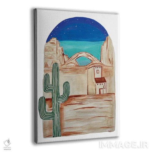 تابلو دکوراتیو تائوس در قهوه اثر نیکولتا پینتس - نمای پرسپکتیو محصول