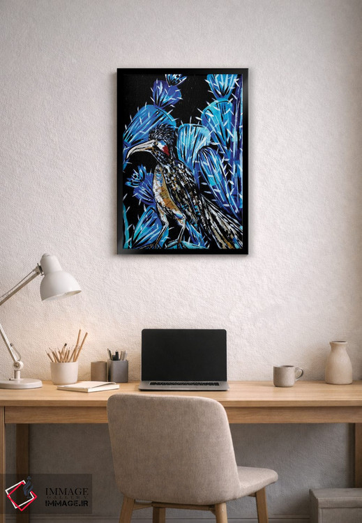 تابلو دکوراتیو دونده جاده ای آمریکایی اثر نیکولتا پینتس - D2B