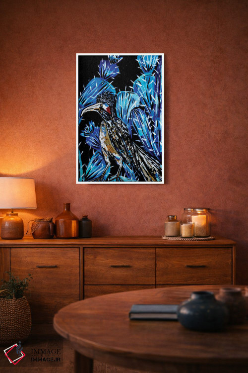 تابلو دکوراتیو دونده جاده ای آمریکایی اثر نیکولتا پینتس - D4W