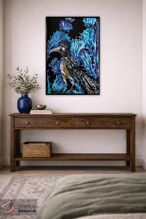 تابلو دکوراتیو دونده جاده ای آمریکایی اثر نیکولتا پینتس - D5B