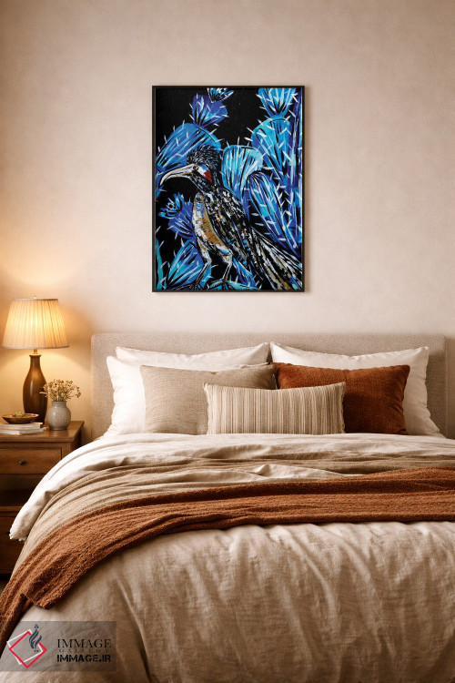 تابلو دکوراتیو دونده جاده ای آمریکایی اثر نیکولتا پینتس - D6B