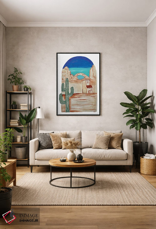 تابلو دکوراتیو تائوس در قهوه اثر نیکولتا پینتس - D1B