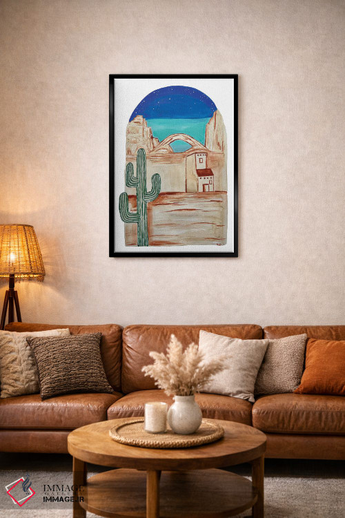 تابلو دکوراتیو تائوس در قهوه اثر نیکولتا پینتس - D6B