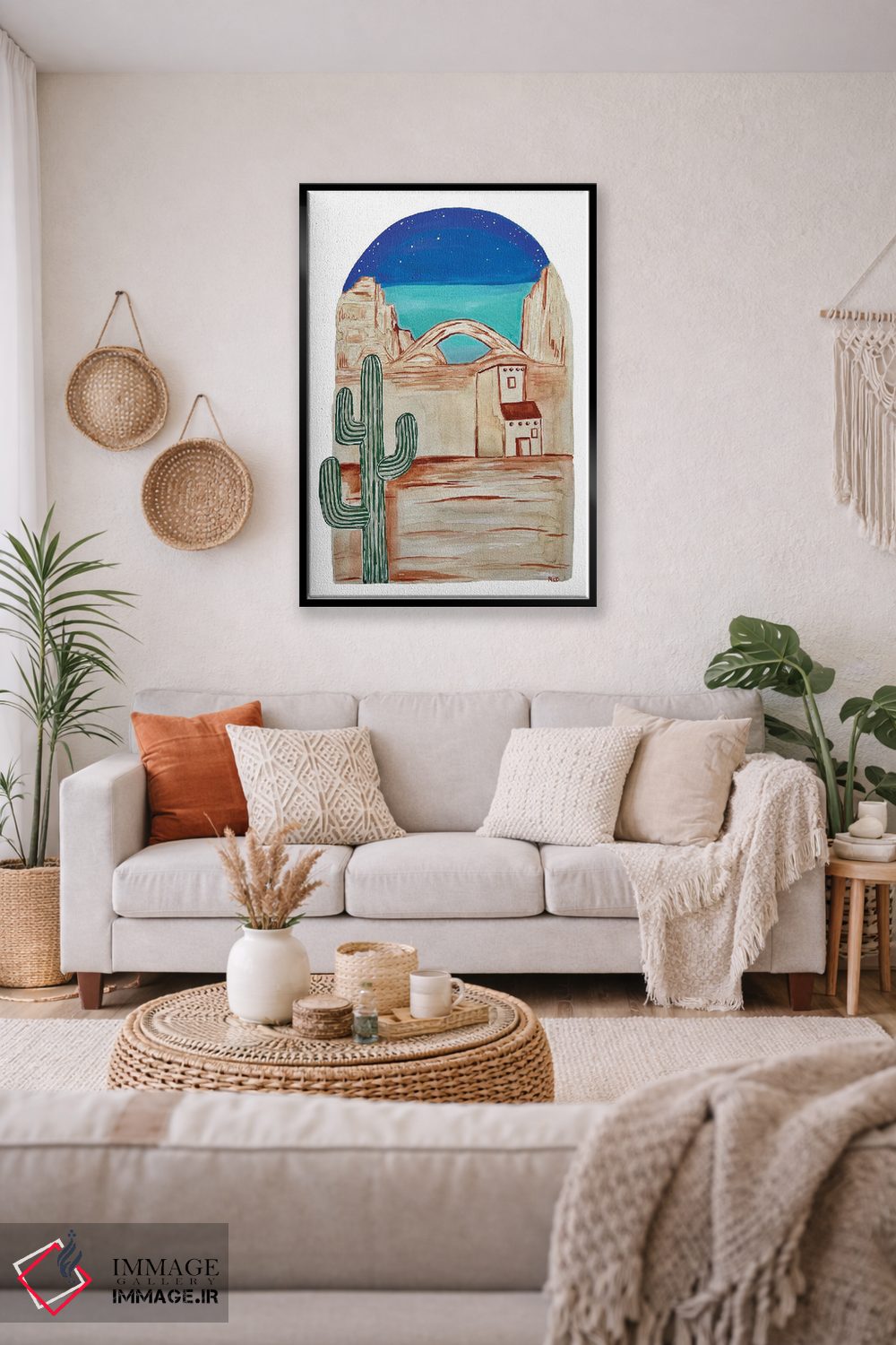 تابلو دکوراتیو تائوس در قهوه اثر نیکولتا پینتس - D5B