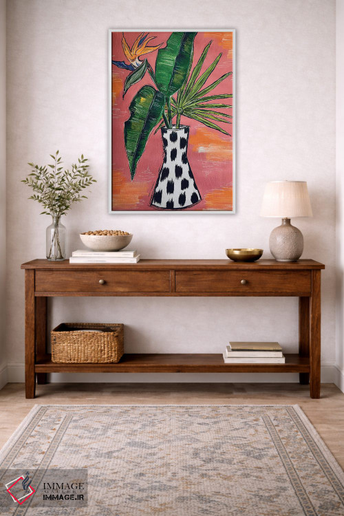 تابلو دکوراتیو شکوفه های استوایی اثر نیکولتا پینتس - D2W