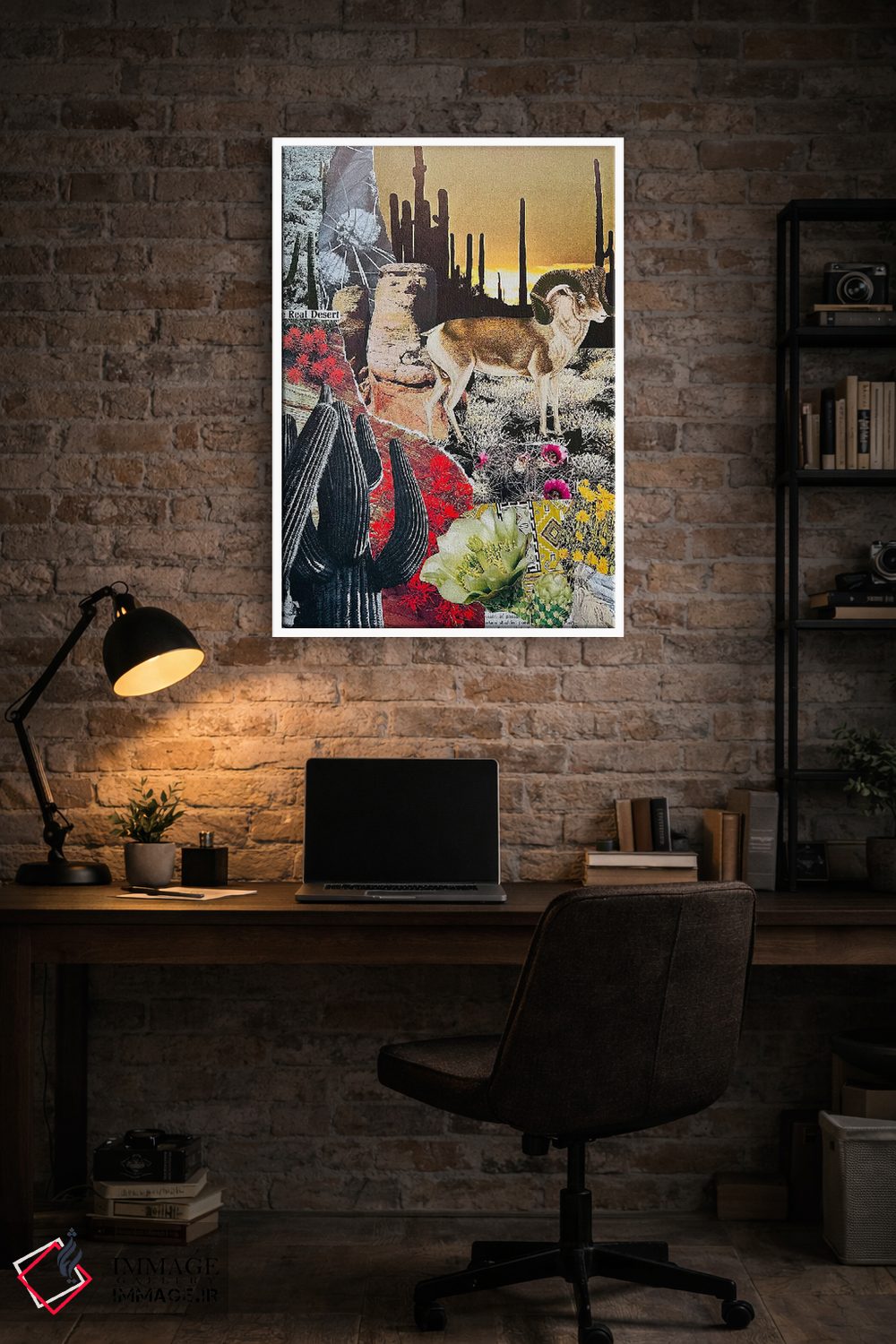 تابلو دکوراتیو بیابان واقعی اثر نیکولتا پینتس - D2W