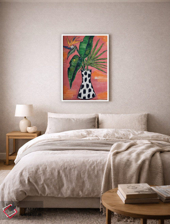 تابلو دکوراتیو شکوفه های استوایی اثر نیکولتا پینتس - D6W