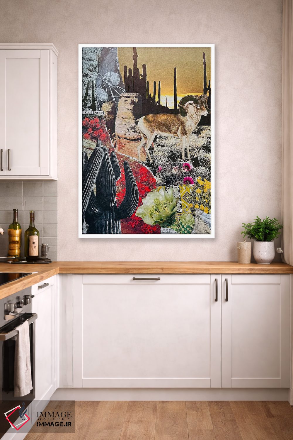 تابلو دکوراتیو بیابان واقعی اثر نیکولتا پینتس - D4W