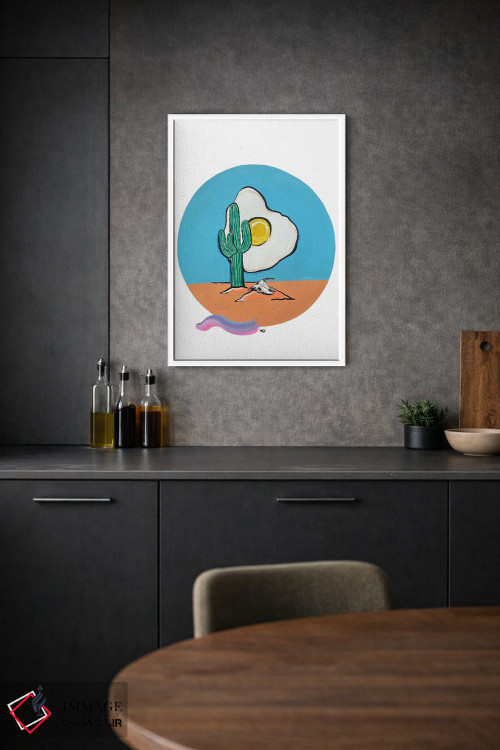 تابلو دکوراتیو تخم مرغ گریزی I اثر نیکولتا پینتس - D1W