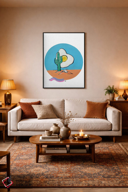 تابلو دکوراتیو تخم مرغ گریزی I اثر نیکولتا پینتس - D3B