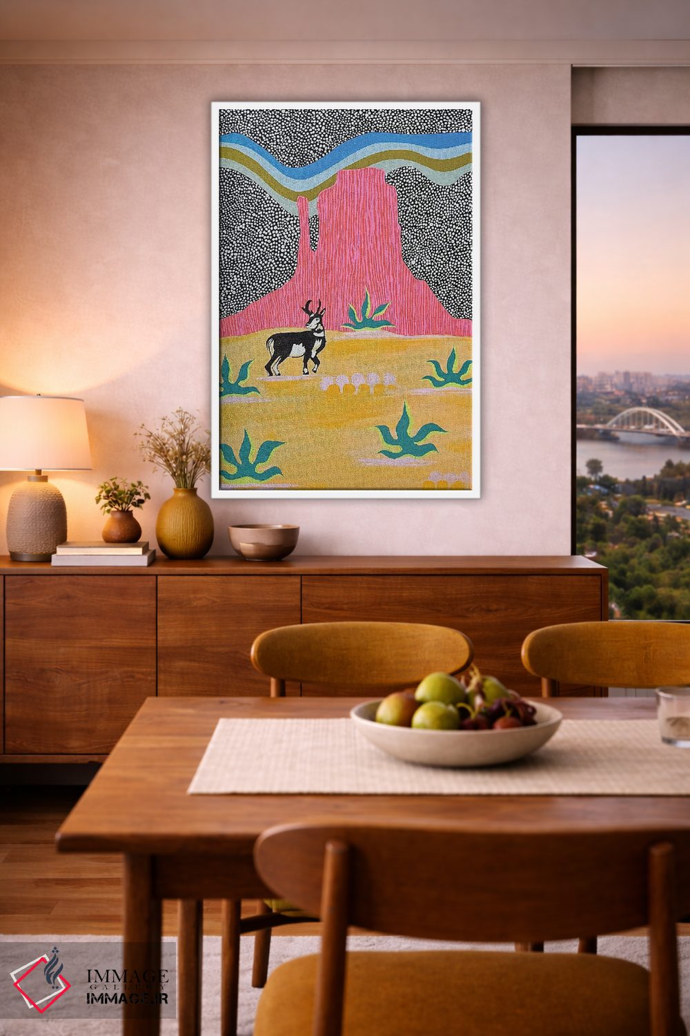 تابلو دکوراتیو پرانگهورن اثر نیکولتا پینتس - D6W