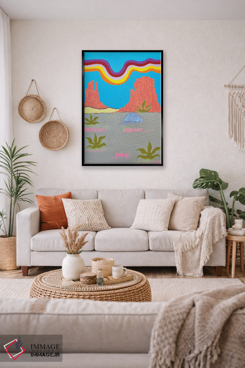 تابلو دکوراتیو آرمدیلو اثر نیکولتا پینتس - D2B