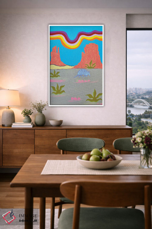 تابلو دکوراتیو آرمدیلو اثر نیکولتا پینتس - D5W