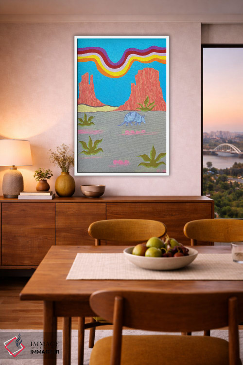 تابلو دکوراتیو آرمدیلو اثر نیکولتا پینتس - D6W