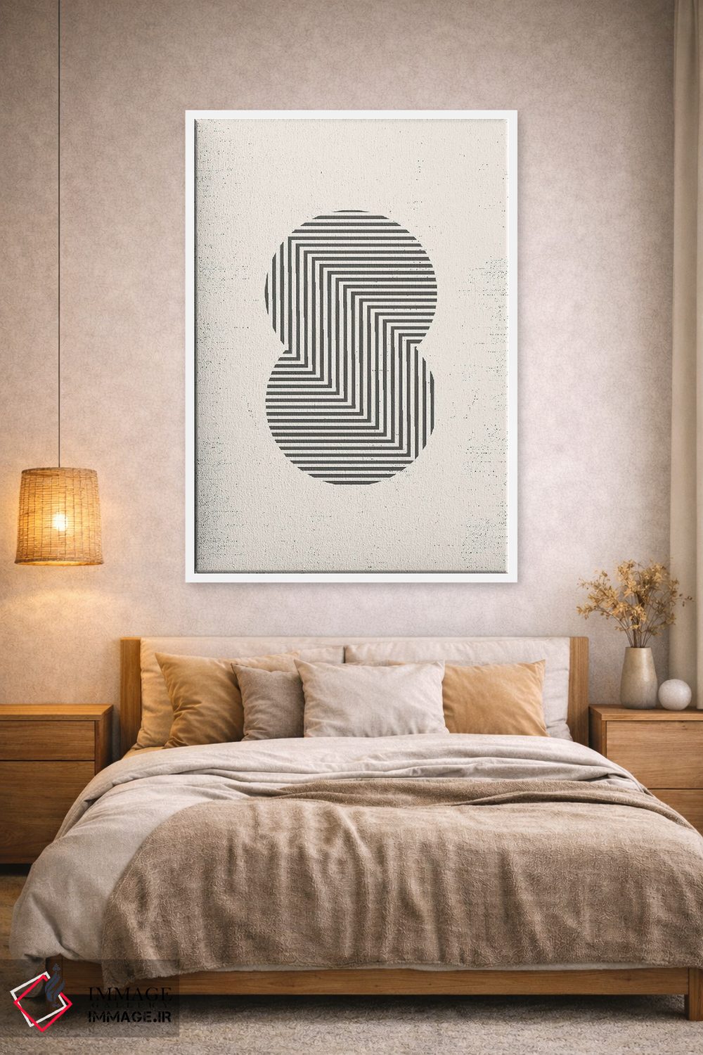 تابلو مینیمال هندسه مدرن نیمه قرن II اثر نوردیک پرینت استودیو - D2W