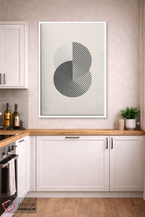 تابلو مینیمال هندسه مدرن نیمه قرن I اثر نوردیک پرینت استودیو - D3W