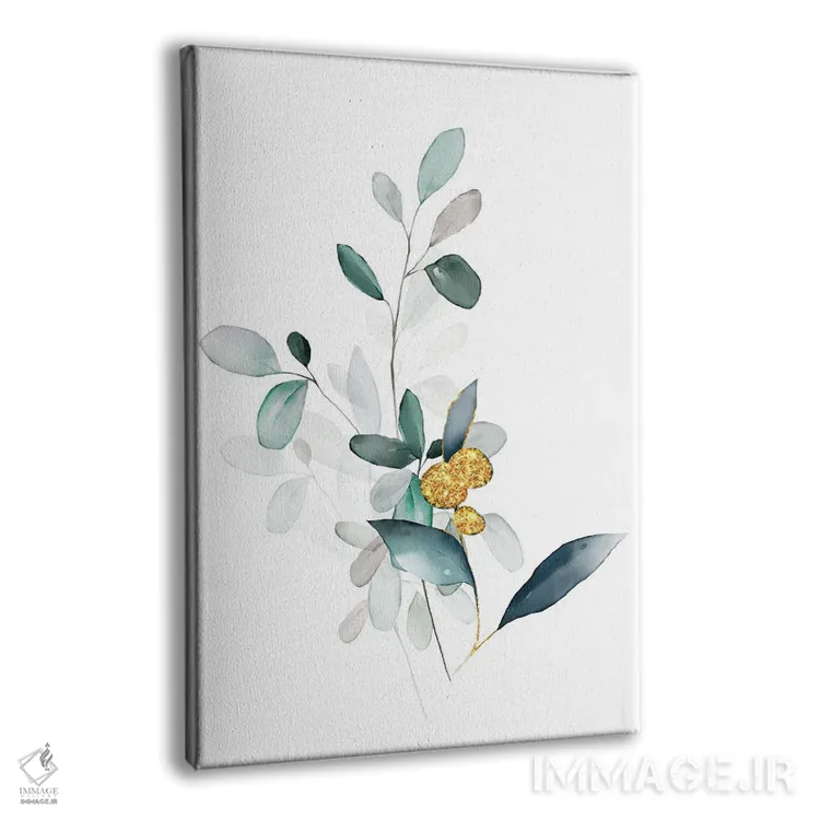 تابلو مینیمال گل های گیاهی مینیمال اثر نوردیک پرینت استودیو - نمای پرسپکتیو محصول