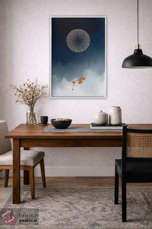 تابلو انتزاعی مطالعه فانتزی آبرنگی ۱ اثر نوردیک پرینت استودیو - D3W