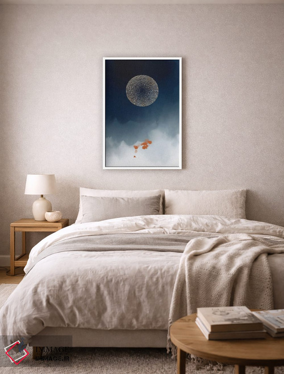 تابلو انتزاعی مطالعه فانتزی آبرنگی ۱ اثر نوردیک پرینت استودیو - D6W