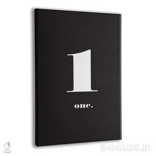 تابلو مینیمال شماره ۱ اثر نوردیک پرینت استودیو - نمای پرسپکتیو محصول