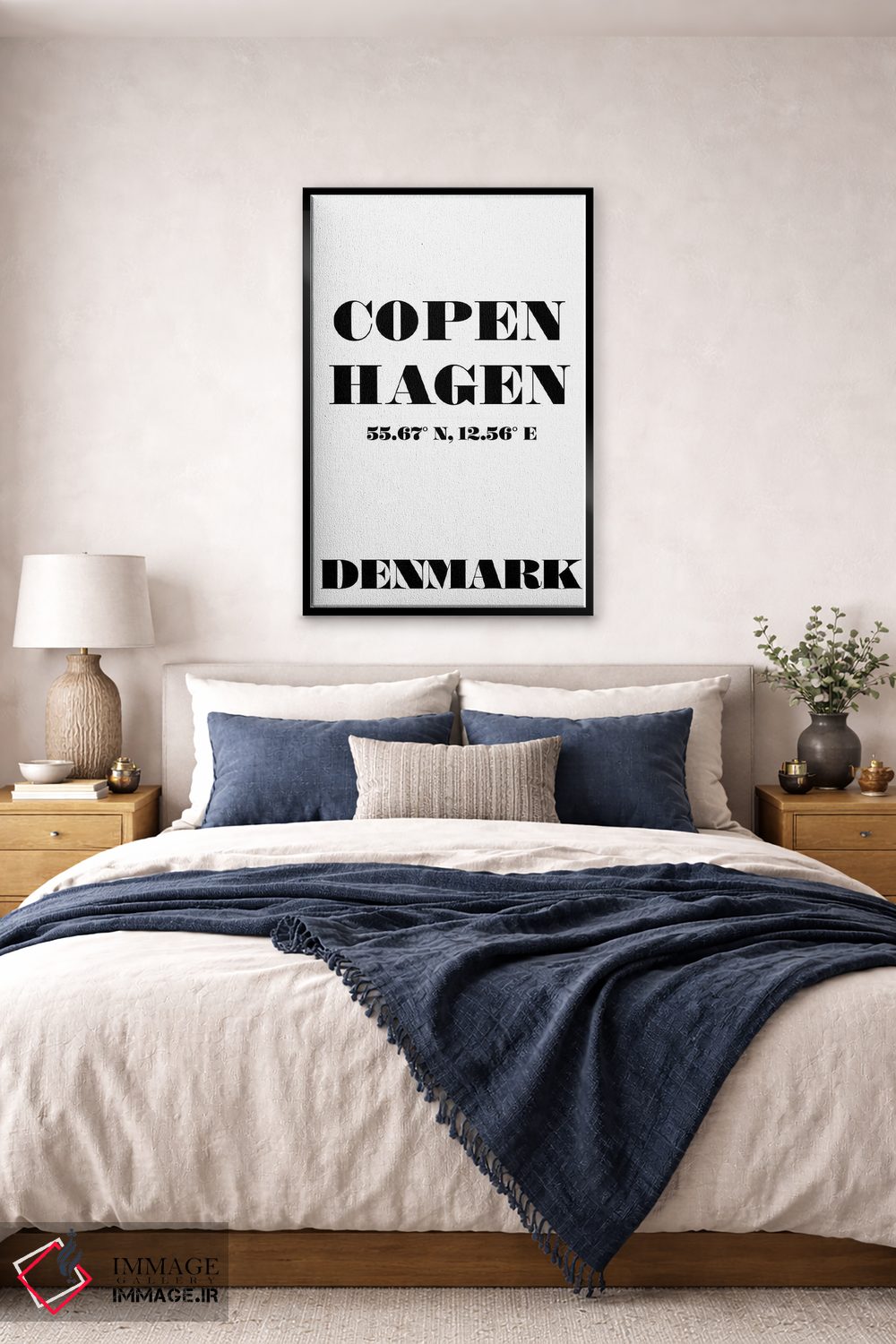 تابلو مدرن کپنهاگ اثر نوردیک پرینت استودیو - D6B