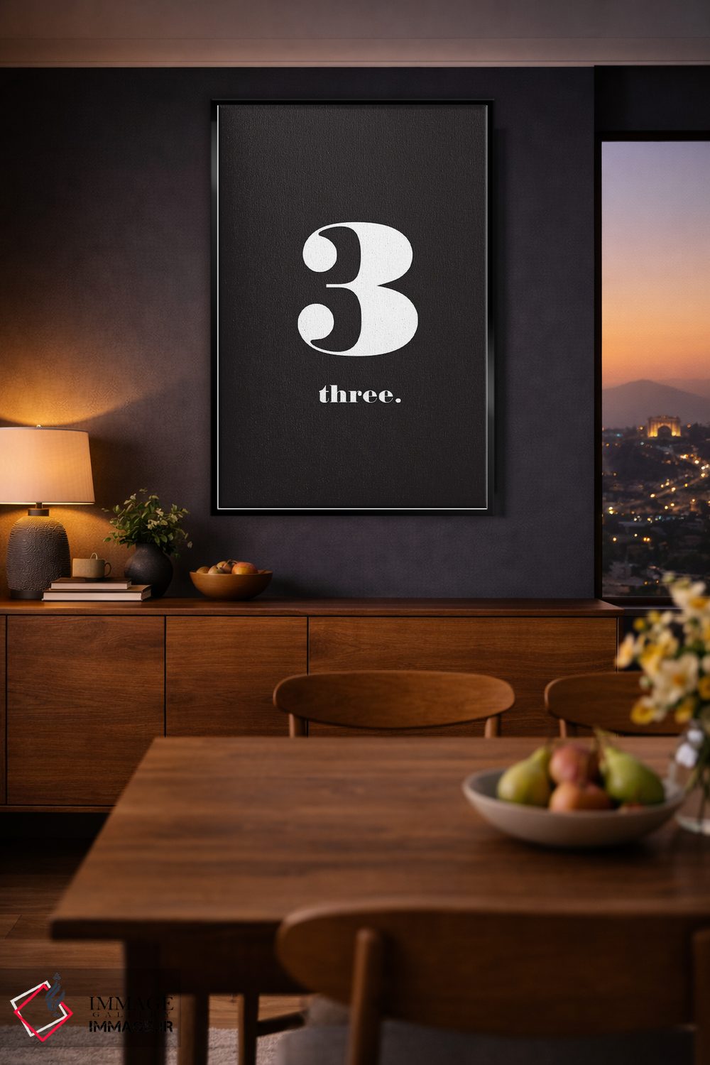 تابلو مینیمال شماره ۳ اثر نوردیک پرینت استودیو - D2B