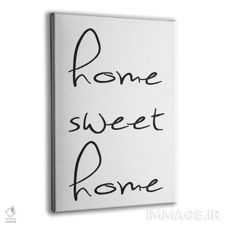 تابلو مدرن خانه کوچک و دوست داشتنی اثر نوردیک پرینت استودیو - نمای پرسپکتیو محصول