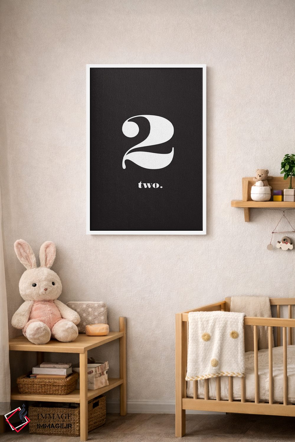 تابلو مینیمال شماره ۲ اثر نوردیک پرینت استودیو - D3W