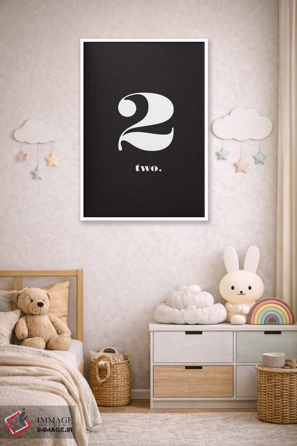 تابلو مینیمال شماره ۲ اثر نوردیک پرینت استودیو - D4W