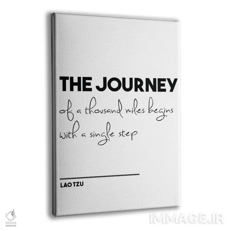 تابلو مدرن سفر اثر نوردیک پرینت استودیو - نمای پرسپکتیو محصول