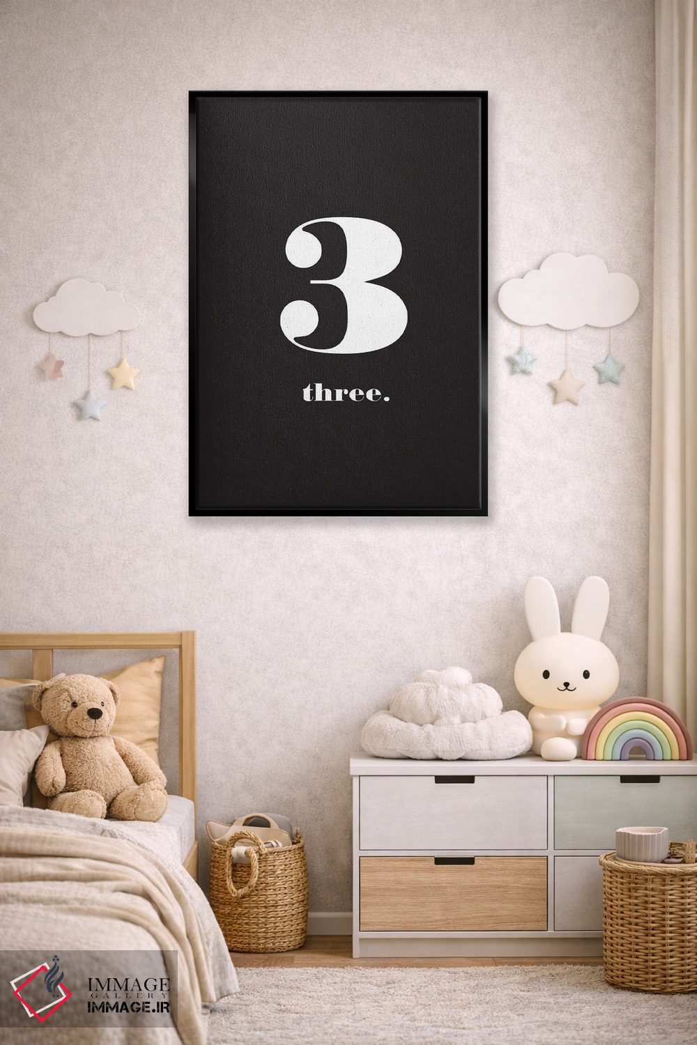 تابلو مینیمال شماره ۳ اثر نوردیک پرینت استودیو - D5B