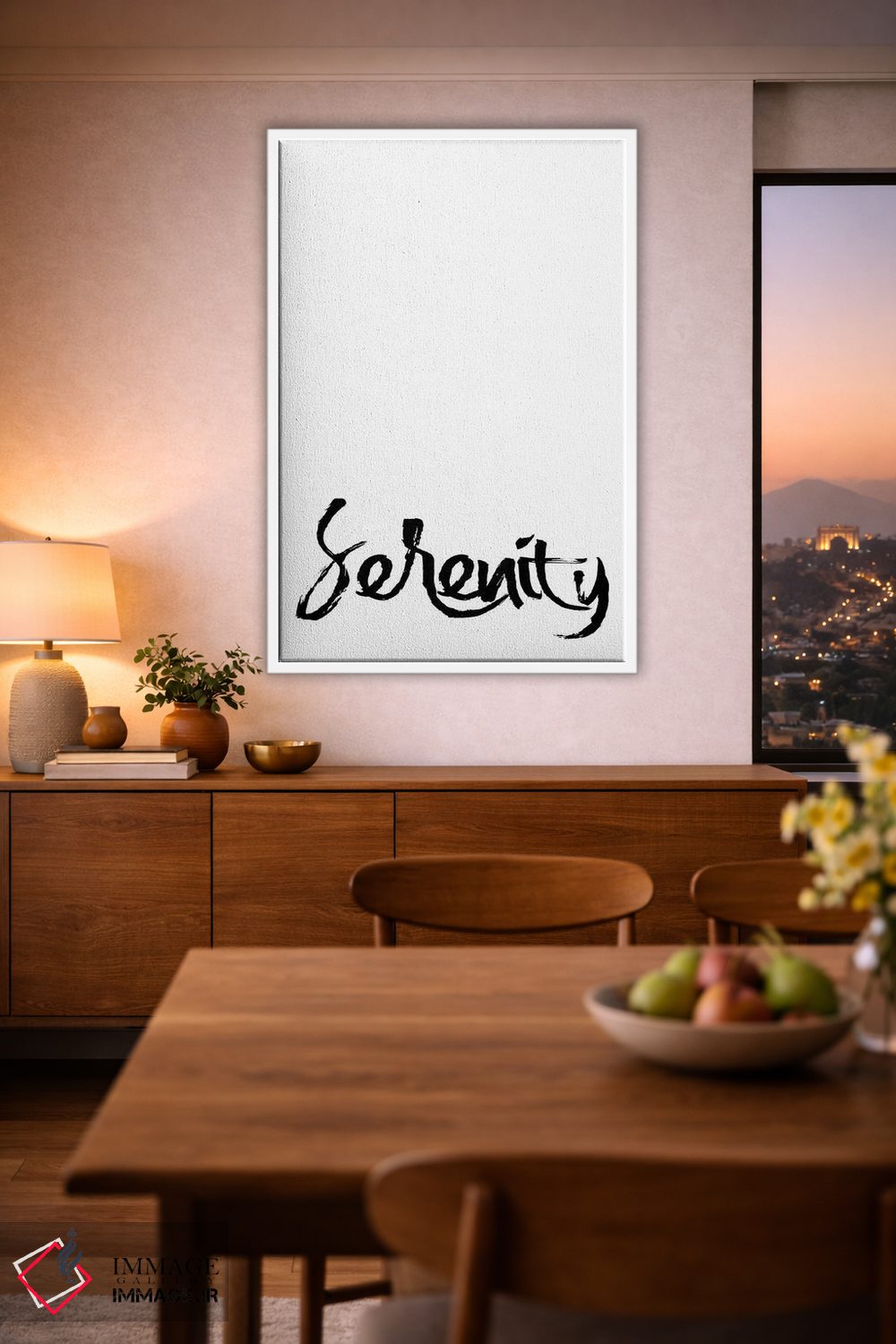 تابلو مدرن آرامش اثر نوردیک پرینت استودیو - D2W